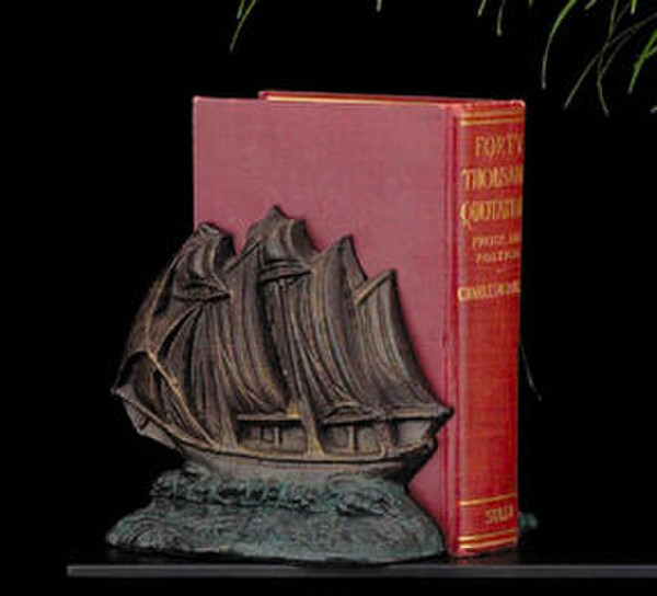 Sailboat Bookends Decorative Sculptures